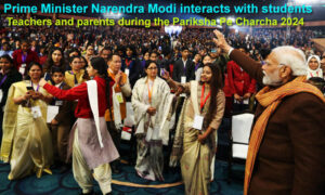 PM interacts with students, teachers and parents during PM Modi pariksha pe charcha 2024 | Uday India